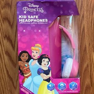 Disney Princess Kids Headphones with Volume Limited Technology